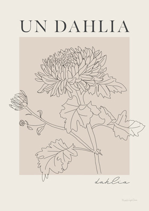 French Flower Poster I