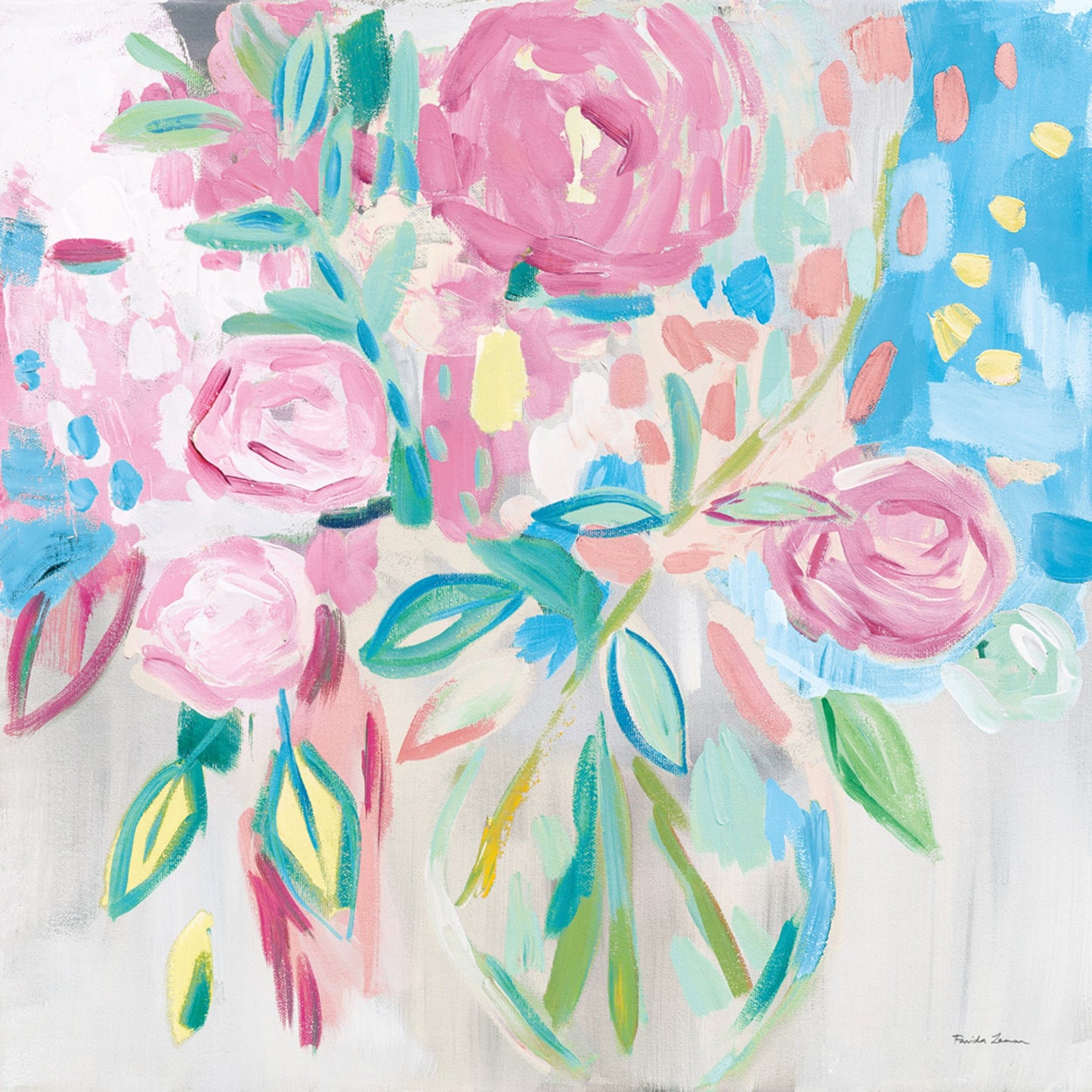 Summer Pink Floral Pastel
