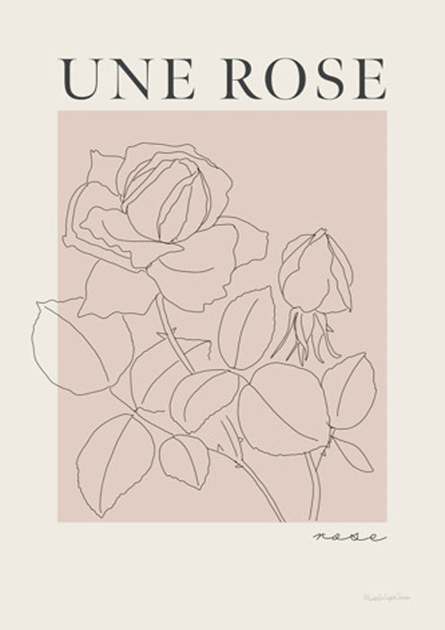 French Flower Poster IV