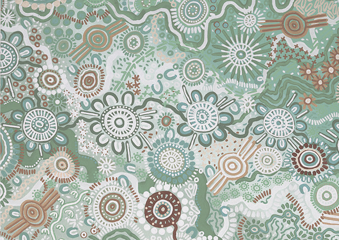 Green Hand Painted Country in Colour Ed 4