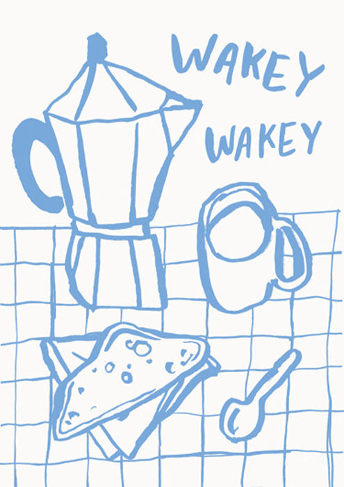 Breakfast Doodles V White