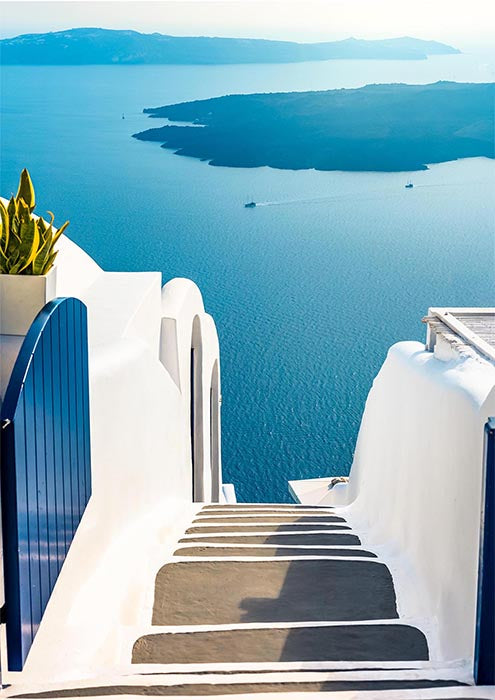 Greek Island Steps