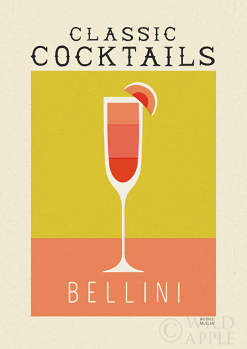 Classic Cocktails Bellini Poster