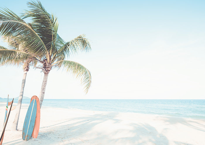 Surfboards on the Beach