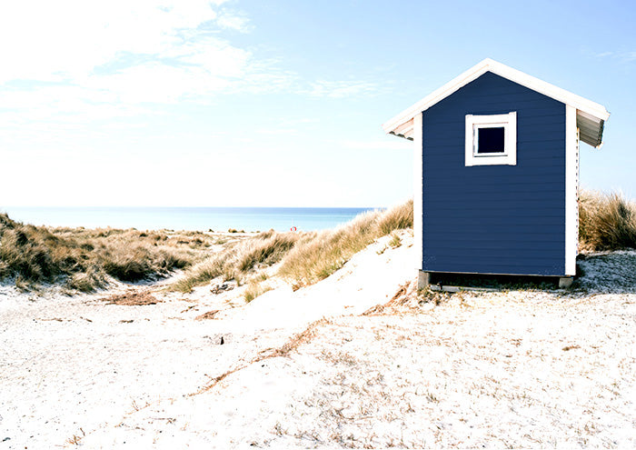Blue Beach Shed