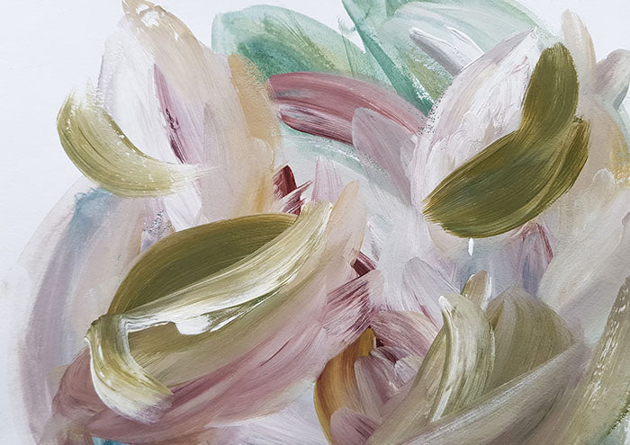Painted Flora I