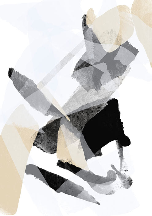 Flat Brush Abstract A