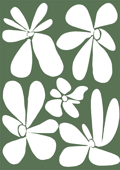 Fondant Flowers Green 2