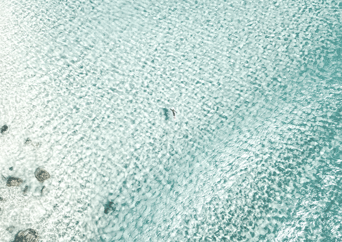 Waiting for a wave