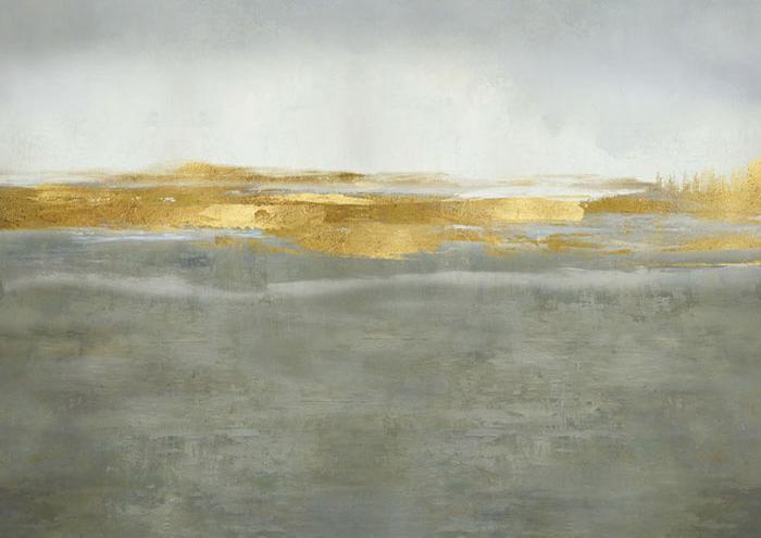 Linear Gold on Gray