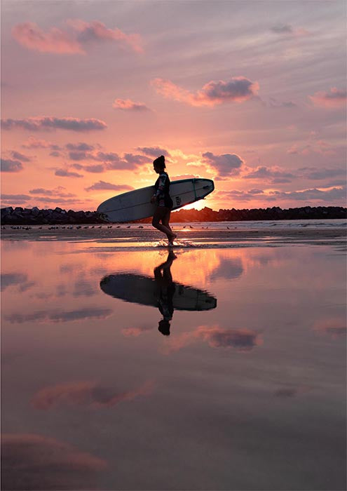 Sunset Surfer