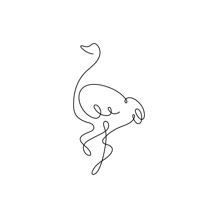 Contour Flamingo