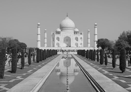 Taj Mahal BW