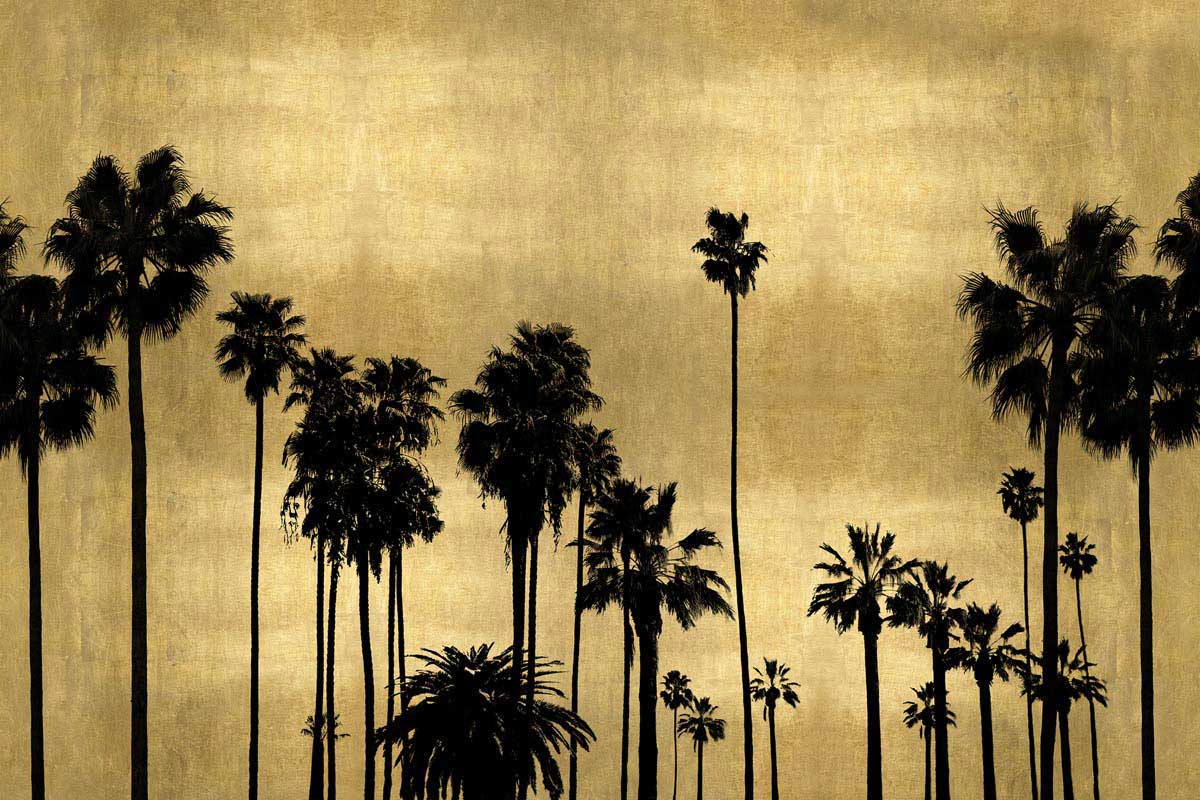 Palm Row on Gold