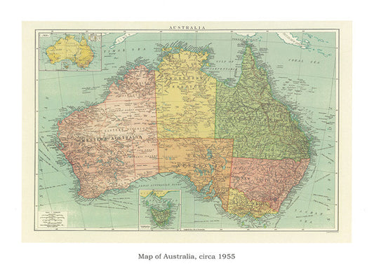 MAP OF AUSTRALIA
