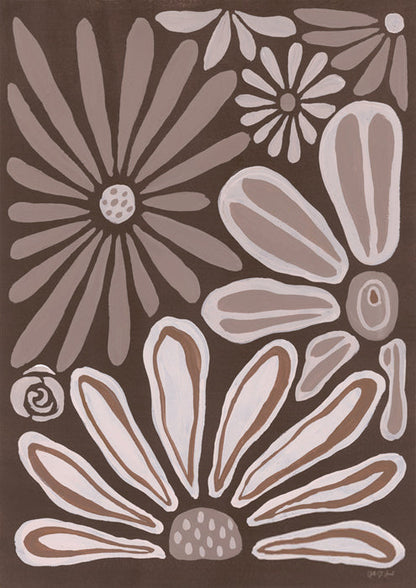 Mocha Blooms III