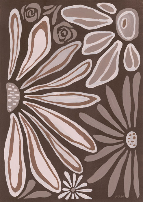 Mocha Blooms IV