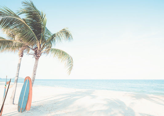 Surfboards on the Beach