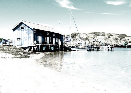 Blue Boat Shed and Jetty