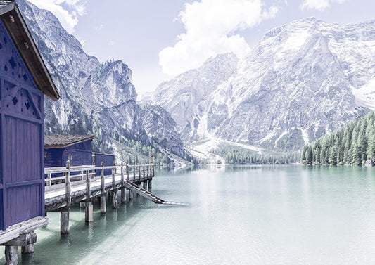 Boat Shed and Pier on Lake