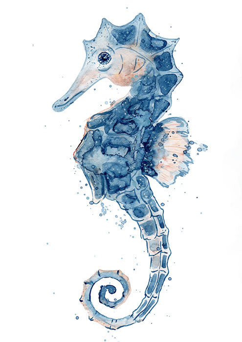 Seahorse Watercolour C