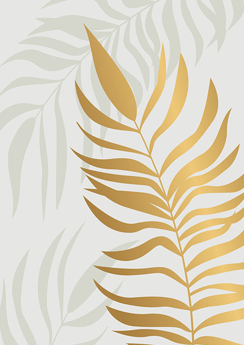 Tropical Leaf in Gold III