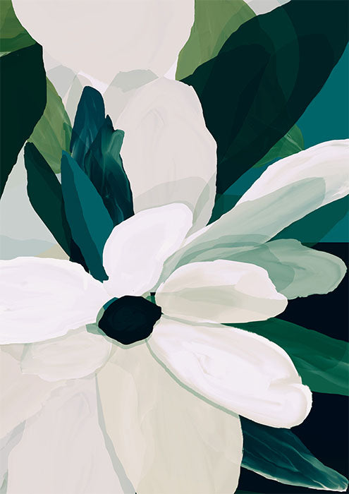Une Fleur B Soft Green