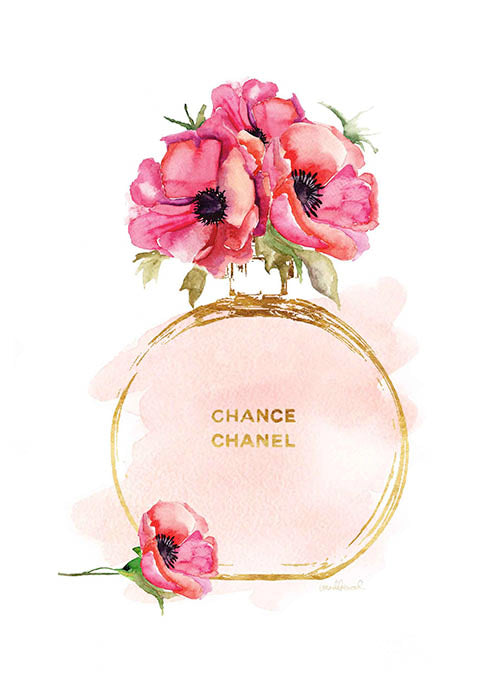 Perfume round Red poppy