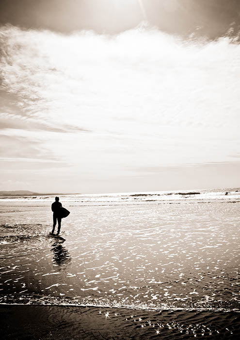 Sepia Surfer