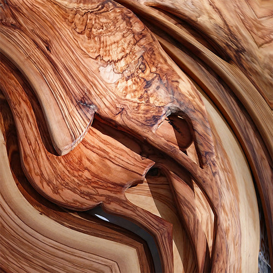Timber Waves B Abstract