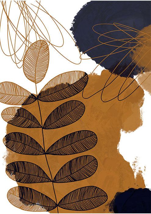 Autumn Leaf Abstract I