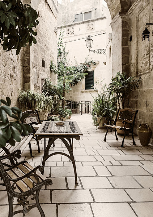Cobble Stone Courtyard