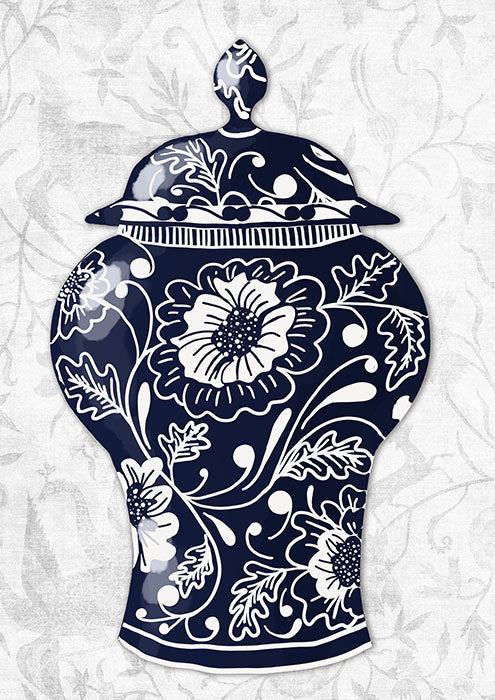 Hamptons Indigo Urn I