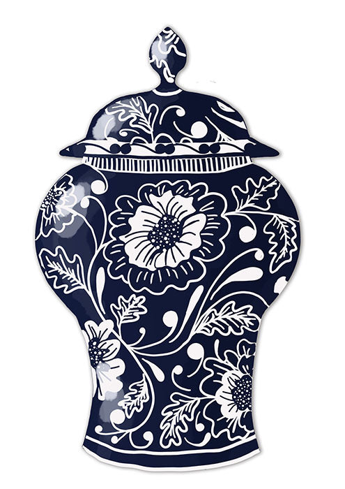 Hamptons Indigo Urn II