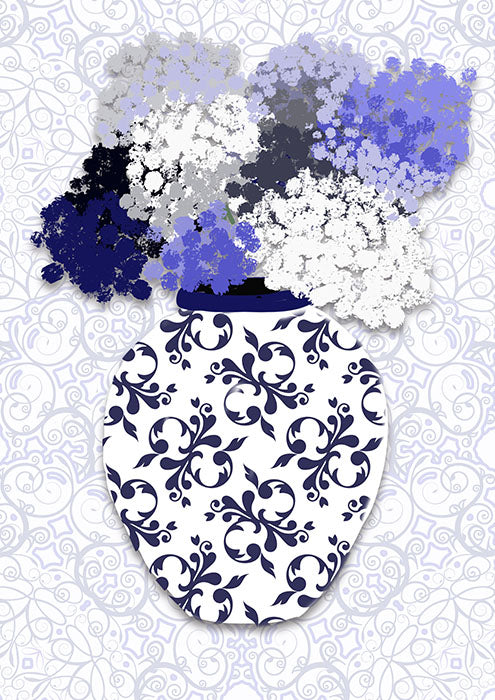 Hamptons Hydrangeas I