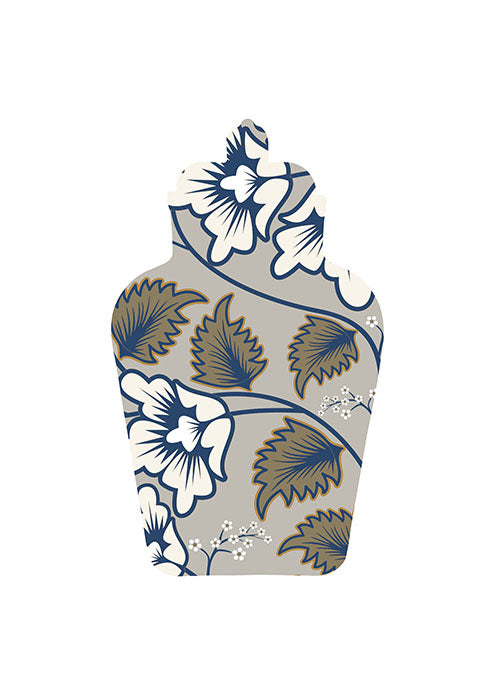 Hamptons Urn on White I
