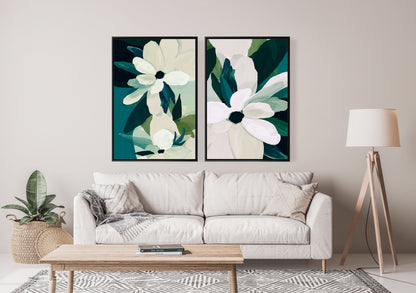 Une Fleur B Soft Green